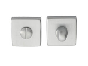 Manital Bathroom Turn & Release On Square Rose, Satin Chrome (Sold In Singles)