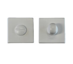 Manital Bathroom Turn & Release On Square Rose, White Finish (Sold In Singles)