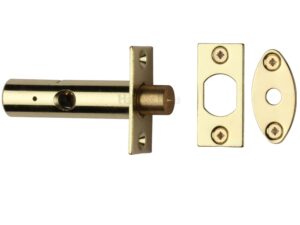 Heritage Brass Hex/Rack Bolt Without Turn, Polished Brass