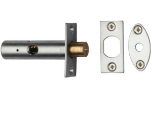 Heritage Brass Hex/Rack Bolt Without Turn, Satin Chrome