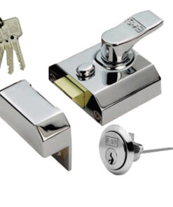 Eurospec Narrow Nightlatches (40Mm Backset), Polished Chrome, Satin Chrome Or Polished Brass