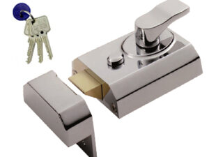 Eurospec Deadlocking Rim Cylinder Nightlatches (40Mm Back Set), Electro Brass, Polished Chrome Or Satin Chrome