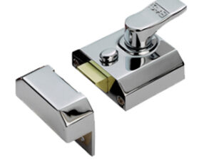 Eurospec Contract Rim Cylinder Nightlatch, Lockcase Only, 40Mm Or 60Mm Backset, Various Finishes