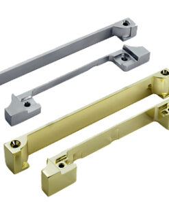 Eurospec Rebate Sets For Long Case Locks And Latches - Silver Or Brass Finish