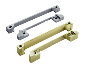 Eurospec Rebate Sets For Long Case Locks And Latches - Silver Or Brass Finish