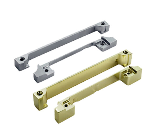 Eurospec Rebate Sets For 5 Lever Dead Locks, Silver Or Brass Finish