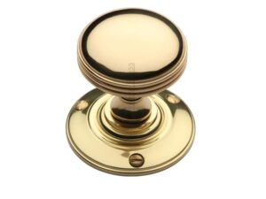 Heritage Brass Richmond Mortice Door Knobs, Polished Brass (Sold In Pairs)