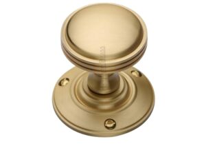 Heritage Brass Richmond Mortice Door Knobs, Satin Brass (Sold In Pairs)