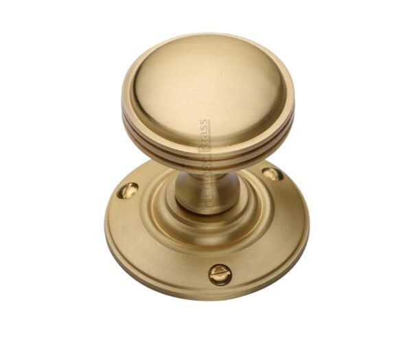 Heritage Brass Richmond Mortice Door Knobs, Satin Brass (Sold In Pairs)