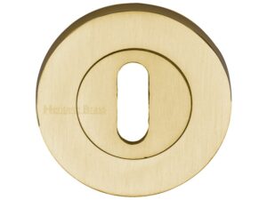 Heritage Brass Standard Key Escutcheon, Satin Brass