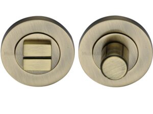 Heritage Brass Round Turn & Release (53Mm Diameter), Antique Brass