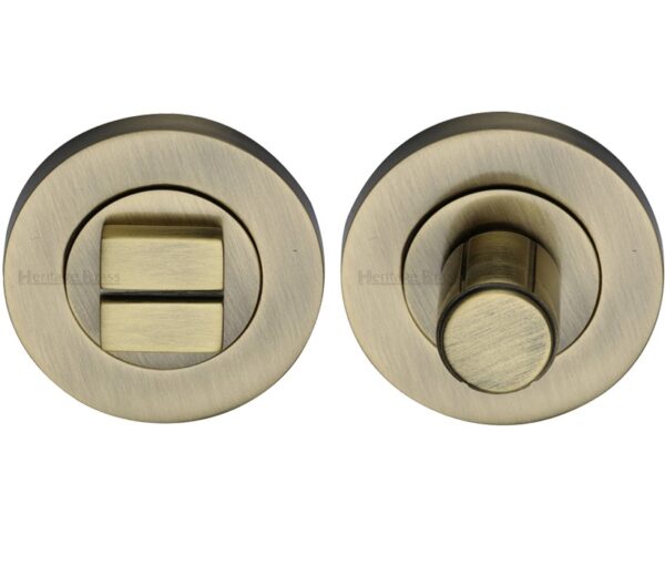 Heritage Brass Round Turn & Release (53Mm Diameter), Antique Brass