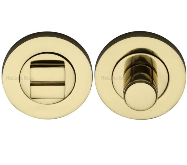 Heritage Brass Round Turn & Release (53Mm Diameter), Polished Brass