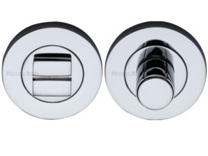 Heritage Brass Round Turn & Release (53Mm Diameter), Polished Chrome