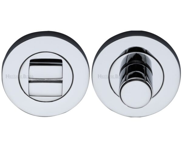 Heritage Brass Round Turn & Release (53Mm Diameter), Polished Chrome