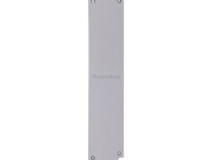 Heritage Brass Shaped Fingerplate (305Mm X 77Mm), Polished Chrome Finish