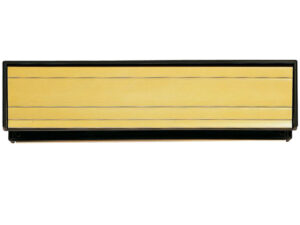 Sleeve Letter Plate (300Mm X 69Mm), Gold Anodised Aluminium