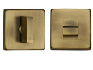 Heritage Brass Square 54Mm X 54Mm Turn & Release, Antique Brass