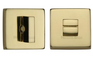 Heritage Brass Square 54Mm X 54Mm Turn & Release, Polished Brass