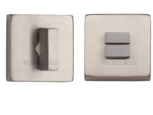 Heritage Brass Square 54Mm X 54Mm Turn & Release, Satin Nickel