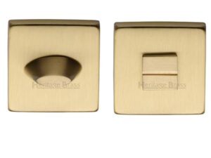 Heritage Brass Square 54Mm X 54Mm Turn & Release, Satin Brass