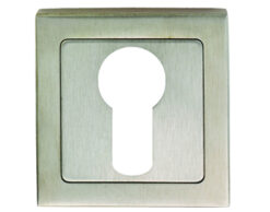 Eurospec Euro Profile Stainless Steel Escutcheons, Polished & Satin Dual Finish