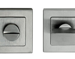 Eurospec Square Turn & Release, Satin Stainless Steel Or Duo Polished & Satin Finish