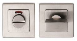 Eurospec Indicator Square Turn & Release, Satin Stainless Steel