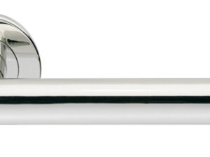 Eurospec Mitred Polished Stainless Steel Or Satin Stainless Steel Door Handles (Sold In Pairs)