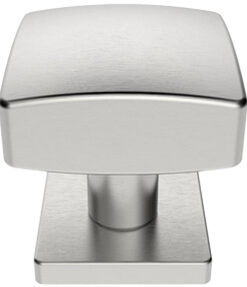 Eurospec Square Centre Door Knob, Satin Stainless Steel