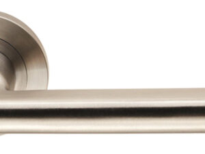 Eurospec Carlton Satin Stainless Steel Door Handles (Sold In Pairs)