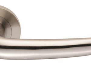 Eurospec Luenza Dda Compliant Satin Stainless Steel Door Handles (Sold In Pairs)