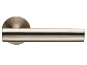 Eurospec Urbis Satin Stainless Steel Door Handles (Sold In Pairs)