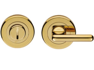 Serozzetta Round Dda Compliant Bathroom Turn & Release, Pvd Stainless Brass