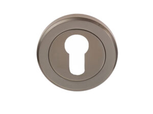 Serozzetta Euro Profile Escutcheon, Black Nickel