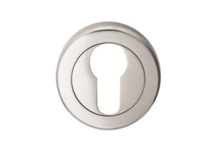 Serozzetta Euro Profile Escutcheon, Polished Chrome