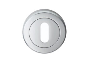 Serozzetta Standard Profile Escutcheons, Polished Chrome