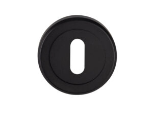 Serozzetta Standard Profile Escutcheons, Matt Black