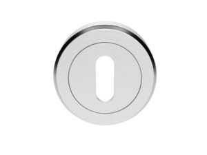 Serozzetta Standard Profile Escutcheons, Satin Chrome