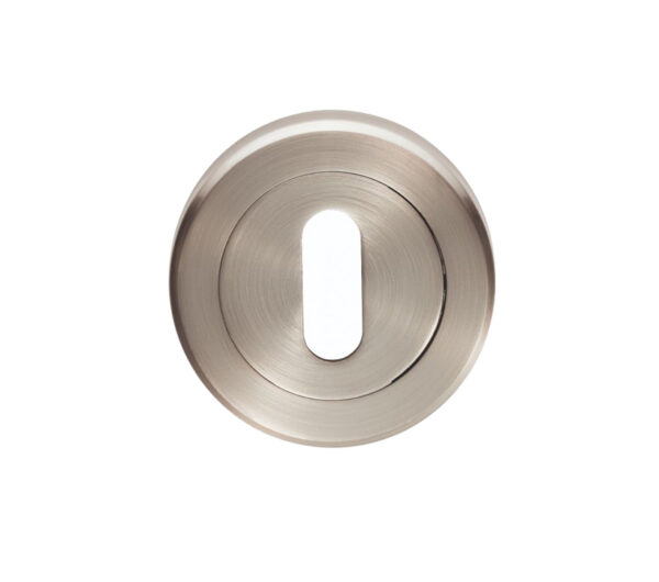 Serozzetta Residential Standard Profile Escutcheon, Satin Nickel