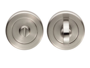 Serozzetta Residential Bathroom Turn & Release, Satin Nickel