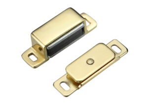 Zoo Hardware Top Drawer Fittings Magnetic Catch, Electro Brass