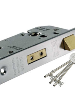 Eurospec 3 Or 5 Lever Universal Replacement Sashlock, Satin Stainless Steel Or Pvd Stainless Brass