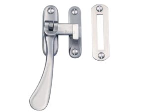 Heritage Brass Mortice & Hook Plate Casement Fastener (126Mm), Satin Chrome