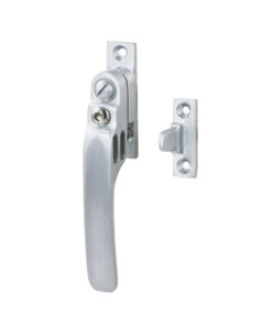 Victorian Locking Casement Window Fasteners With Night Vent, Satin Chrome