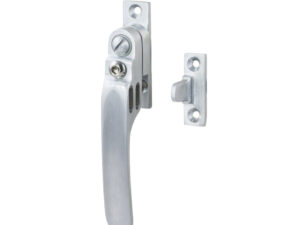 Victorian Locking Casement Window Fasteners With Night Vent, Satin Chrome