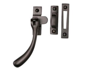 Heritage Brass Bulb End Mortice & Hook Plate Casement Fastener (128Mm), Matt Bronze