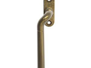 Cranked Locking Espagnolette Handle (Left Or Right Hand), Florentine Bronze