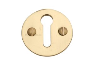 Heritage Brass Standard Key Escutcheon, Polished Brass