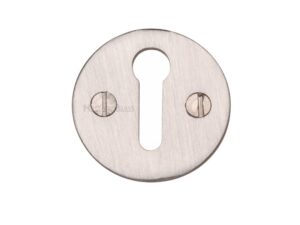 Heritage Brass Standard Key Escutcheon, Satin Nickel